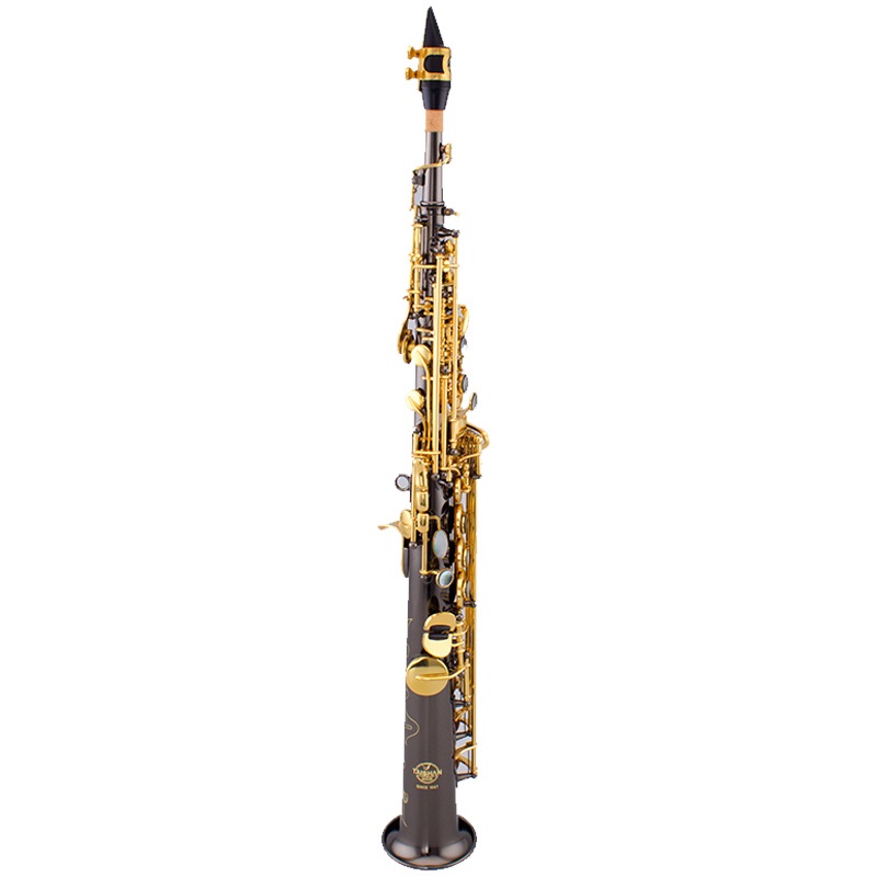 High pitched saxophone black nickel paint key model