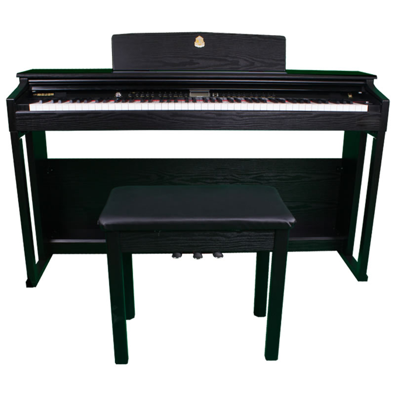 Electric piano number black